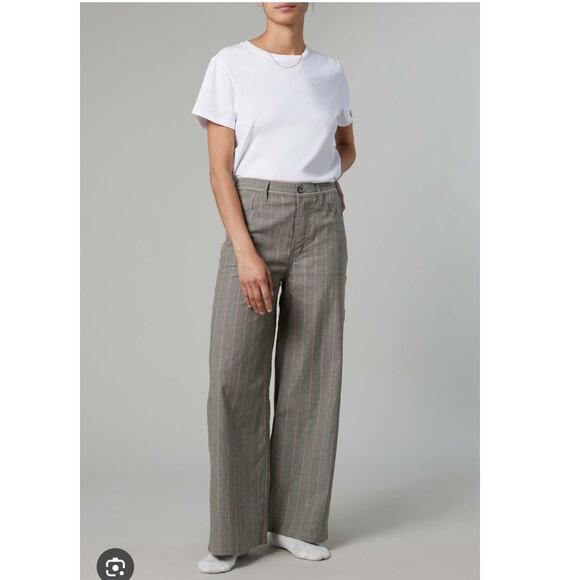 Striped Wide Leg Pants - Picture 14 of 15